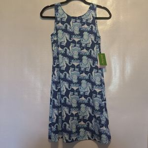 Lilly Pulitzer, Kristen Dress, Deep Indigo, Joy Ride, XXS